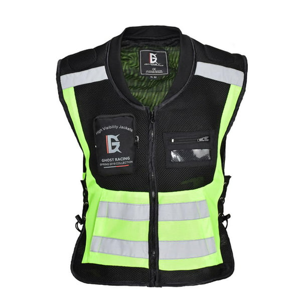 New Universal Motorcycle Motorbike Bike Reflective Safety Vest Pull Over Jacket